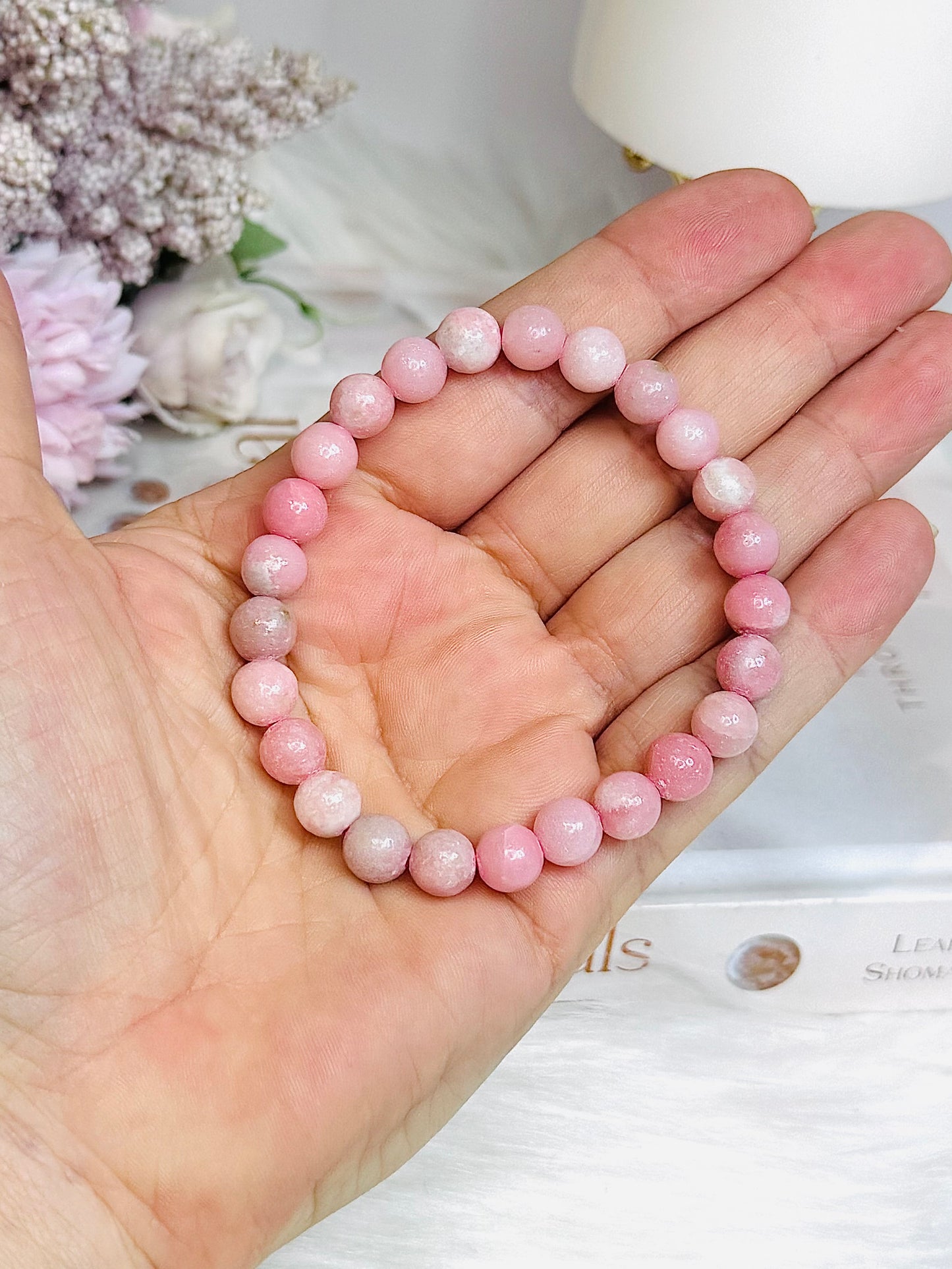 Pink Opal Bracelet in Gift Bag