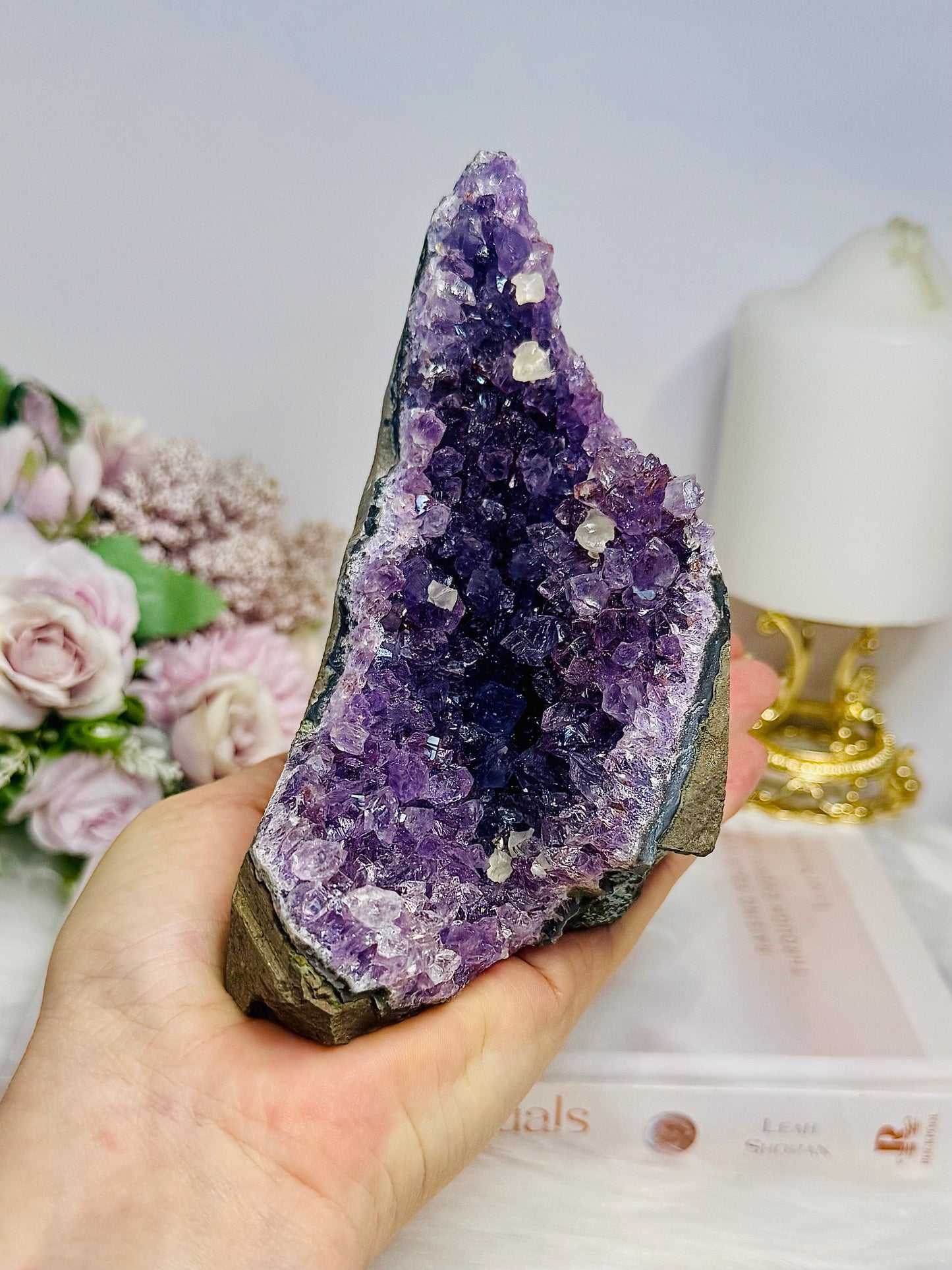 Natural Amethyst Base Cut Cluster 13cm 702g