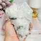 High Grade Clear Quartz Natural Cluster with Pyrite Inclusions 14.5cm 446g