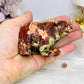 Money Agate Carved Bear 8cm