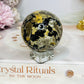 Volcano Agate (UV Reactive) Sphere on Stand 186g