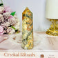 Crazy Lace Agate Tower 11cm