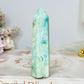 Blue Hemimorphite Druzy Tower 9cm