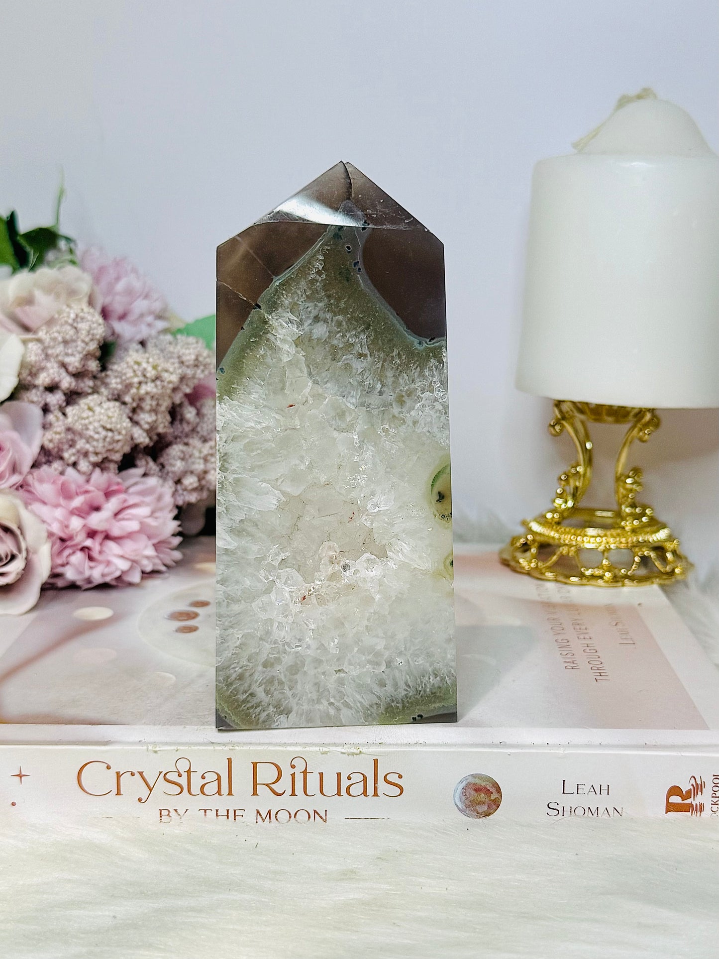 Agate Druzy Tower 13.5cm