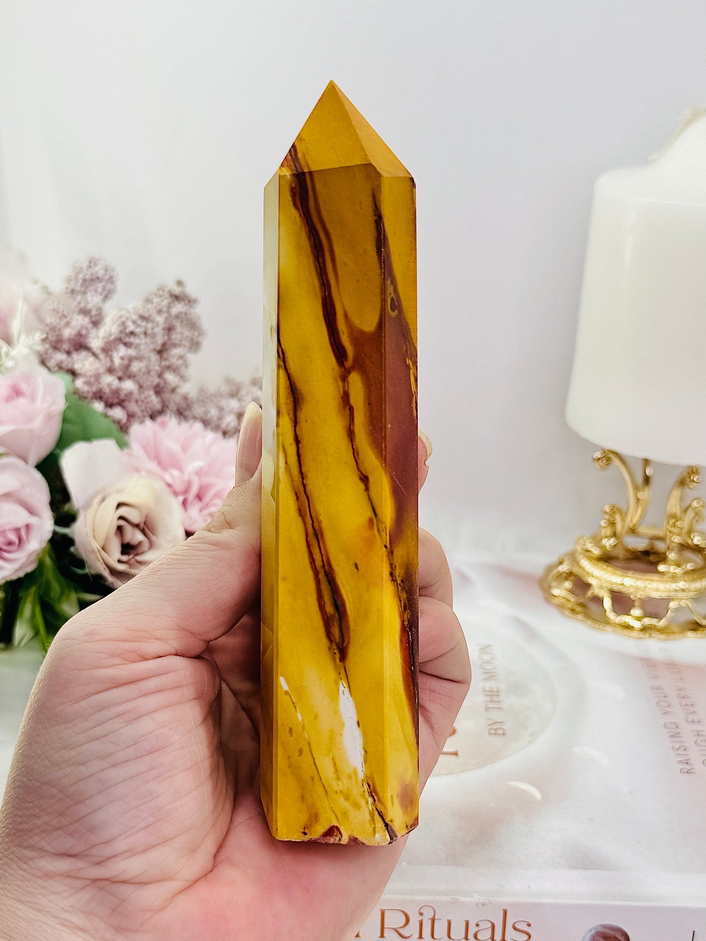 Gorgeous Natural Mookaite Tower 14.5cm