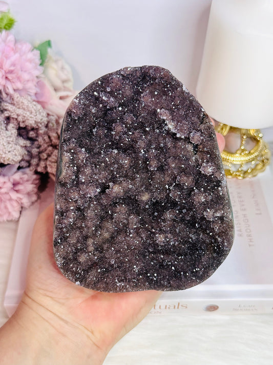 Sparkling Spectacular Large 13cm 1.04KG Galaxy Amethyst Natural Freeform