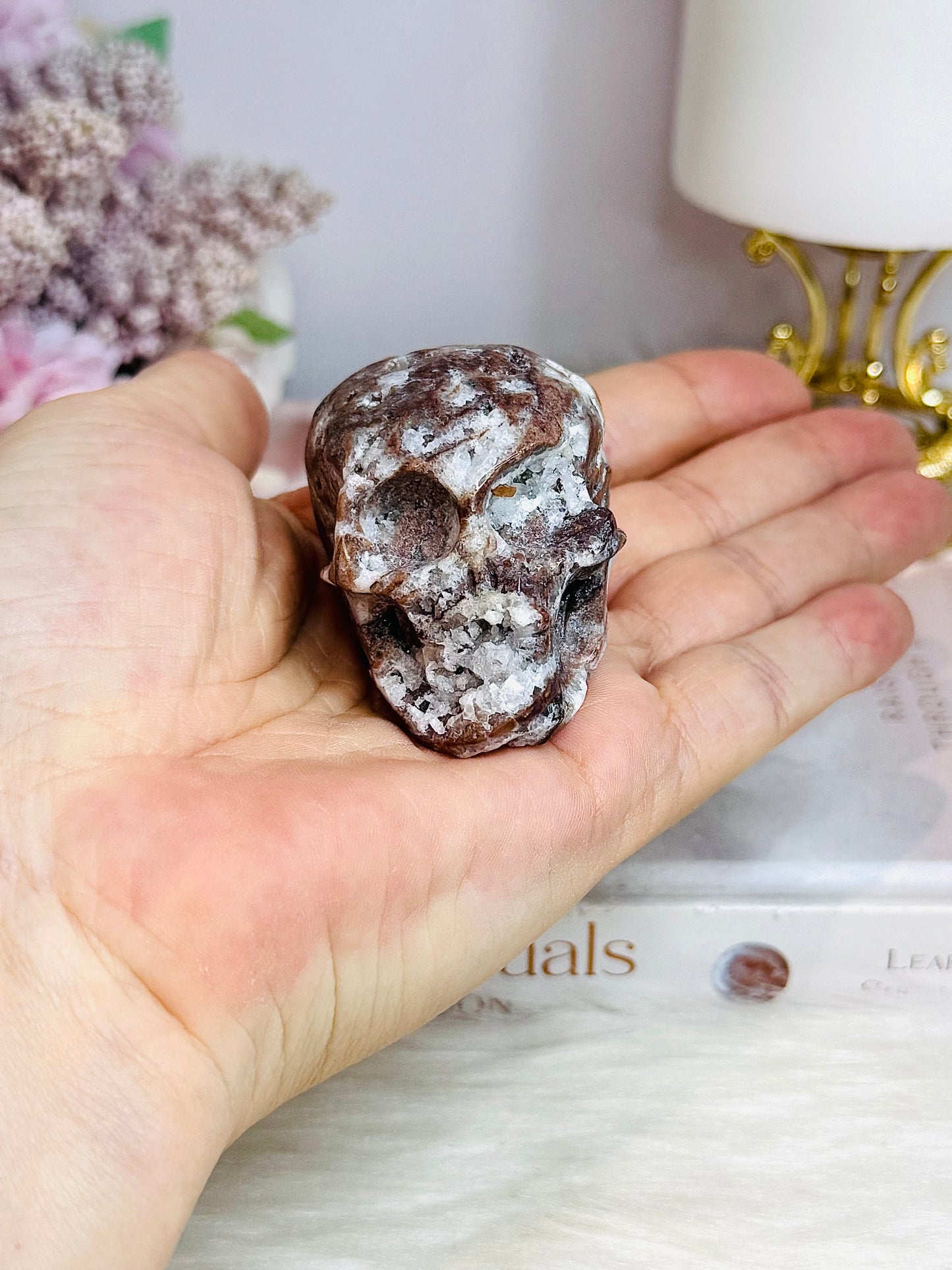 Druzy Sphalerite Skull 6cm