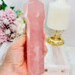 Large High Grade Dark Pink Rose Quartz Sceptre | Tower 17.5cm