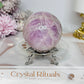 Large Kunzite Sphere on Stand 398g