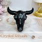 Garnet in Astrophyllite Bull on Stand 8cm