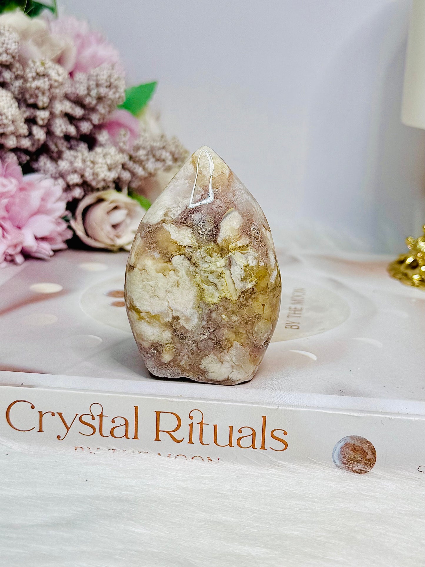 Druzy Flower Agate Freeform | Flame 7cm