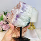 Rare Colour Large Amethyst Natural Freeform Cluster on Stand 17cm 1.12KG