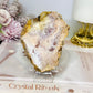 Natural Pink Amethyst Slab on Stand 10cm 166g