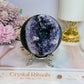 Large Druzy Amethyst Sphere on Stand 503g