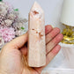 Pink Amethyst Druzy Tower 12cm