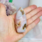 Pink Amethyst Druzy Flame | Freeform 8cm