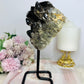 Large Smokey Quartz Cluster On Stand 812g 20cm