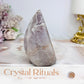 Chevron Amethyst Freeform | Flame 8cm