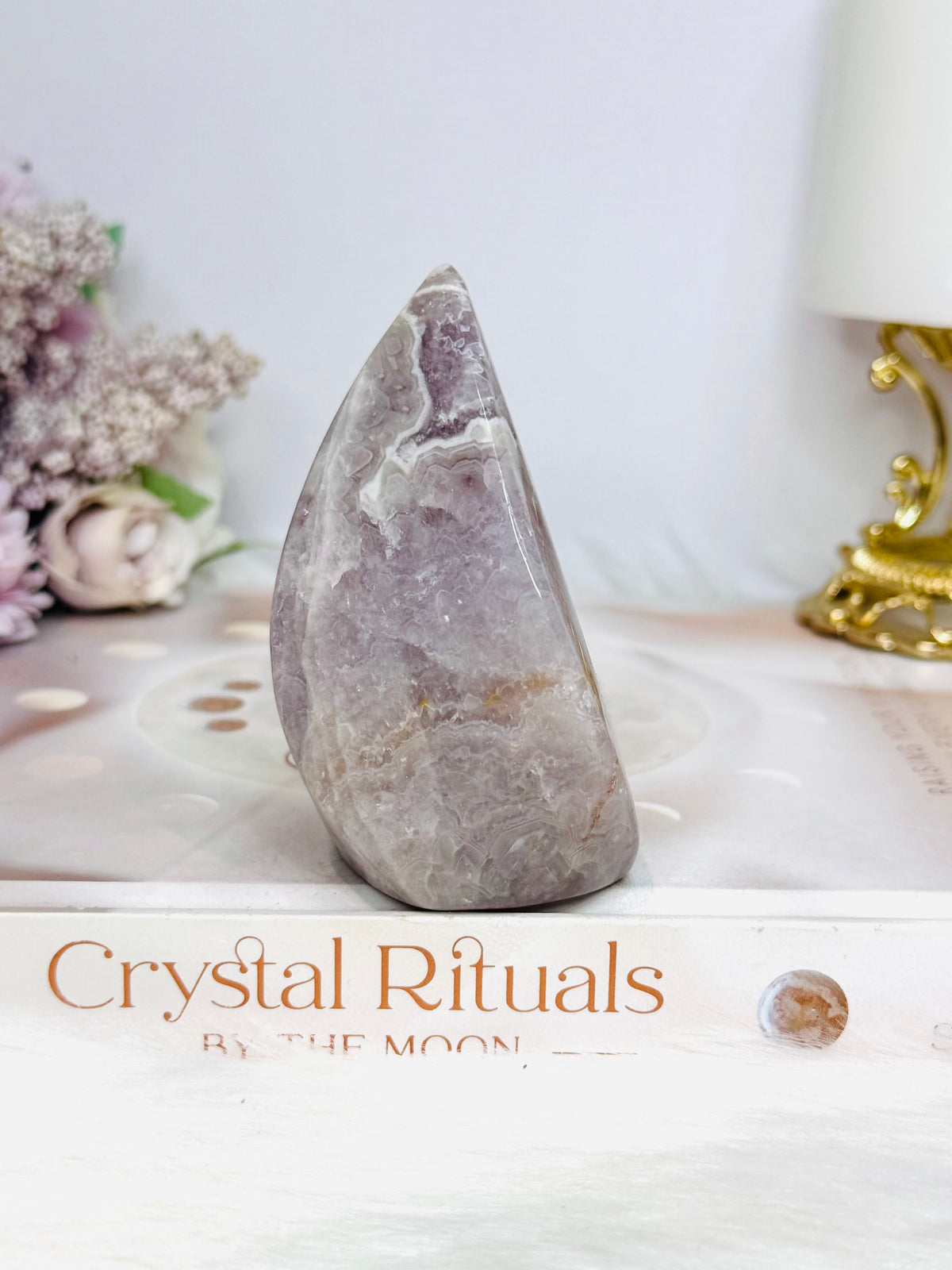 Chevron Amethyst Freeform | Flame 8cm