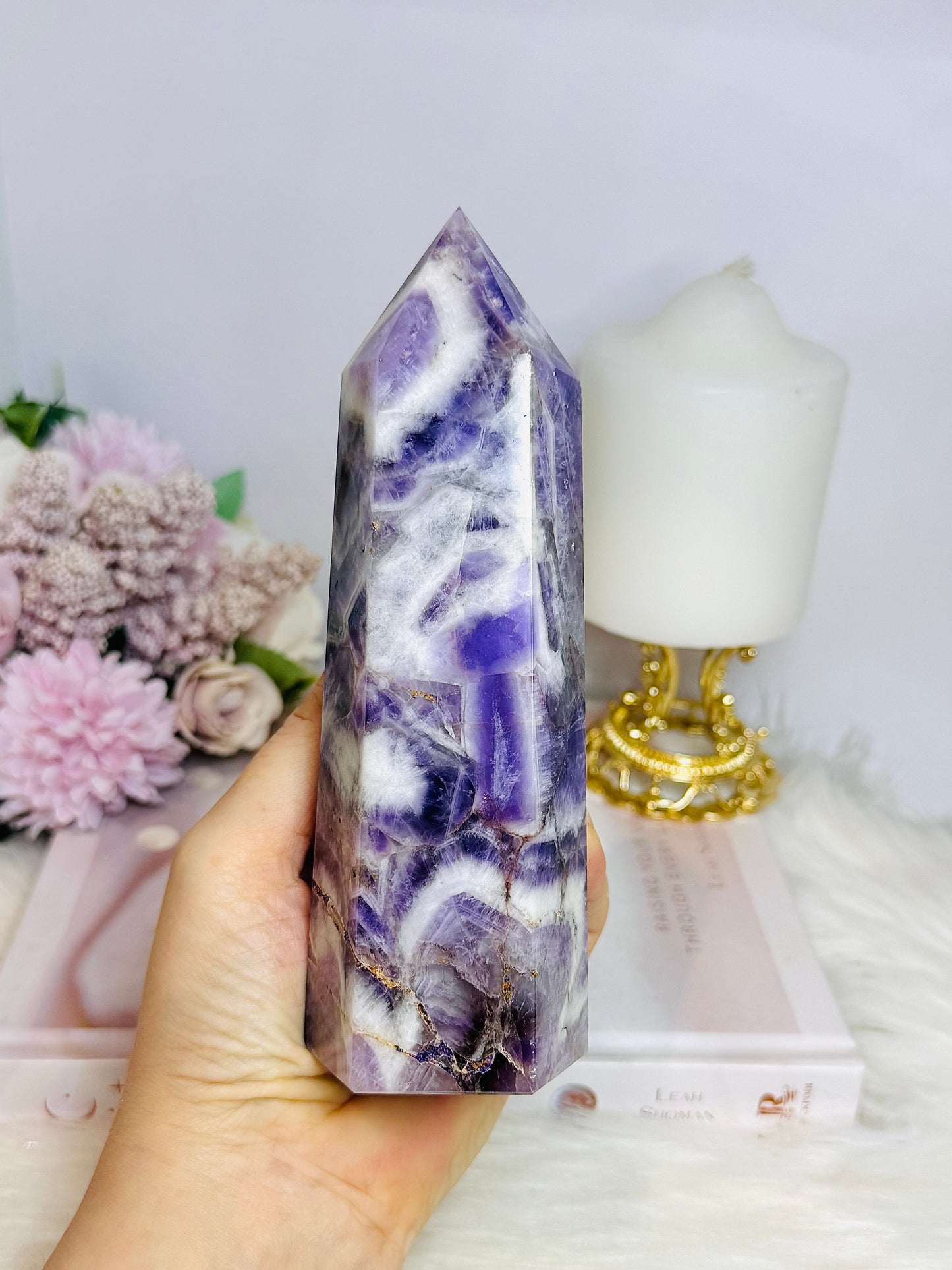 Large Dream | Chevron Amethyst Chunky Tower | Generator 16cm 601g