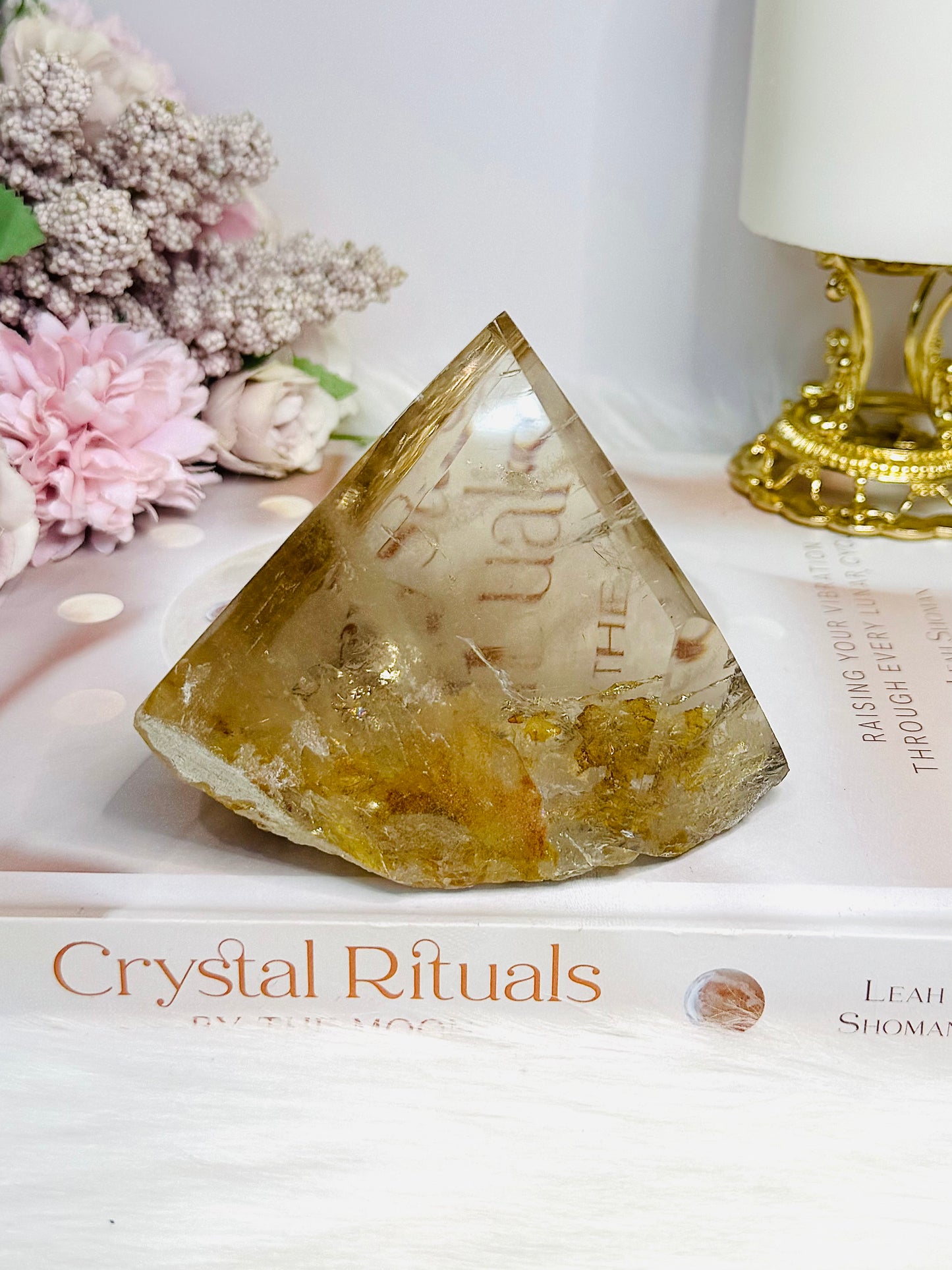 Natural Golden Healer Quartz Polished Freeform 10cm 421g