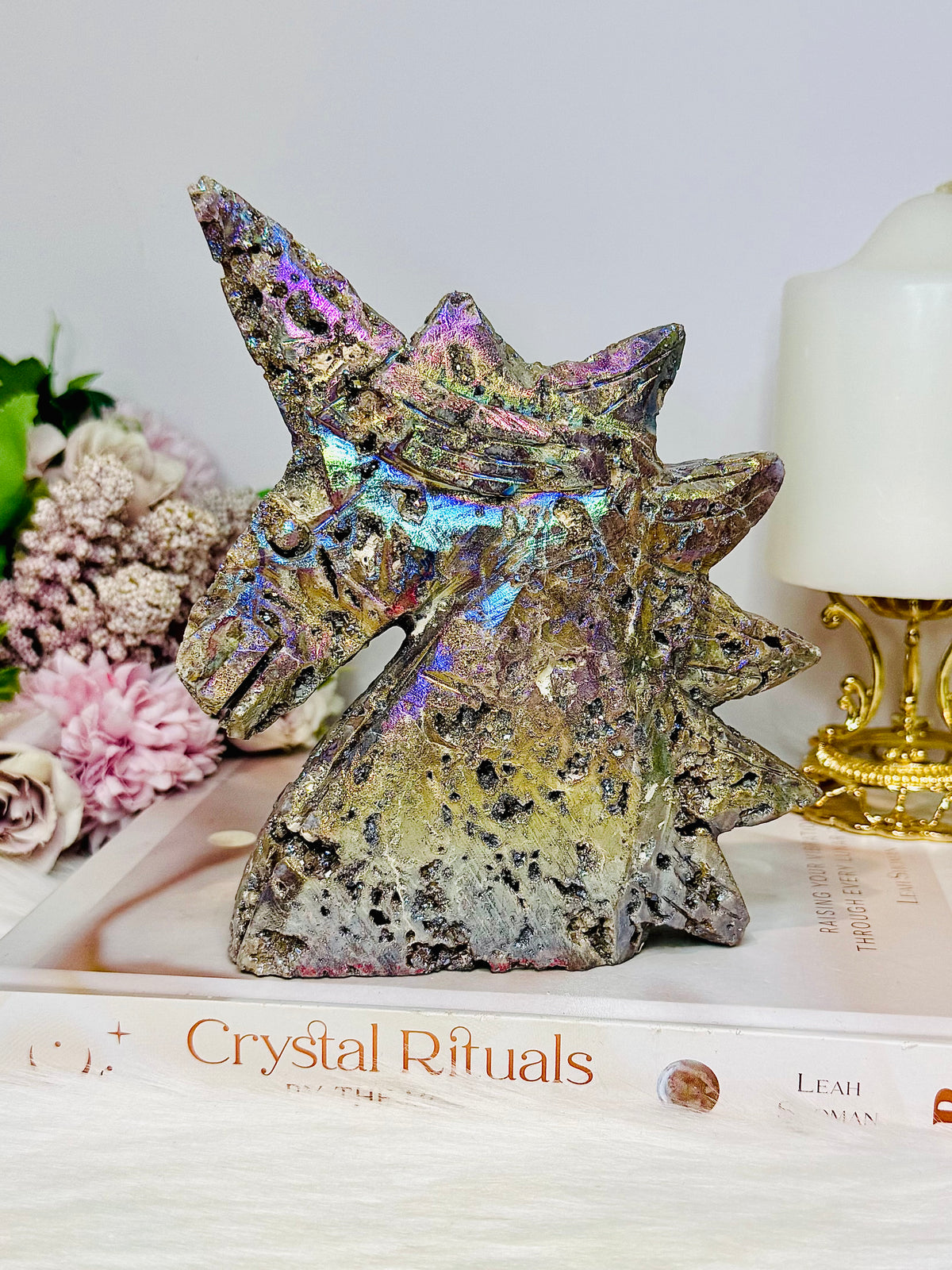 Large Aura Sphalerite Unicorn 15cm 722g