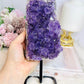 Large Amethyst Cluster Slab On Stand 21cm