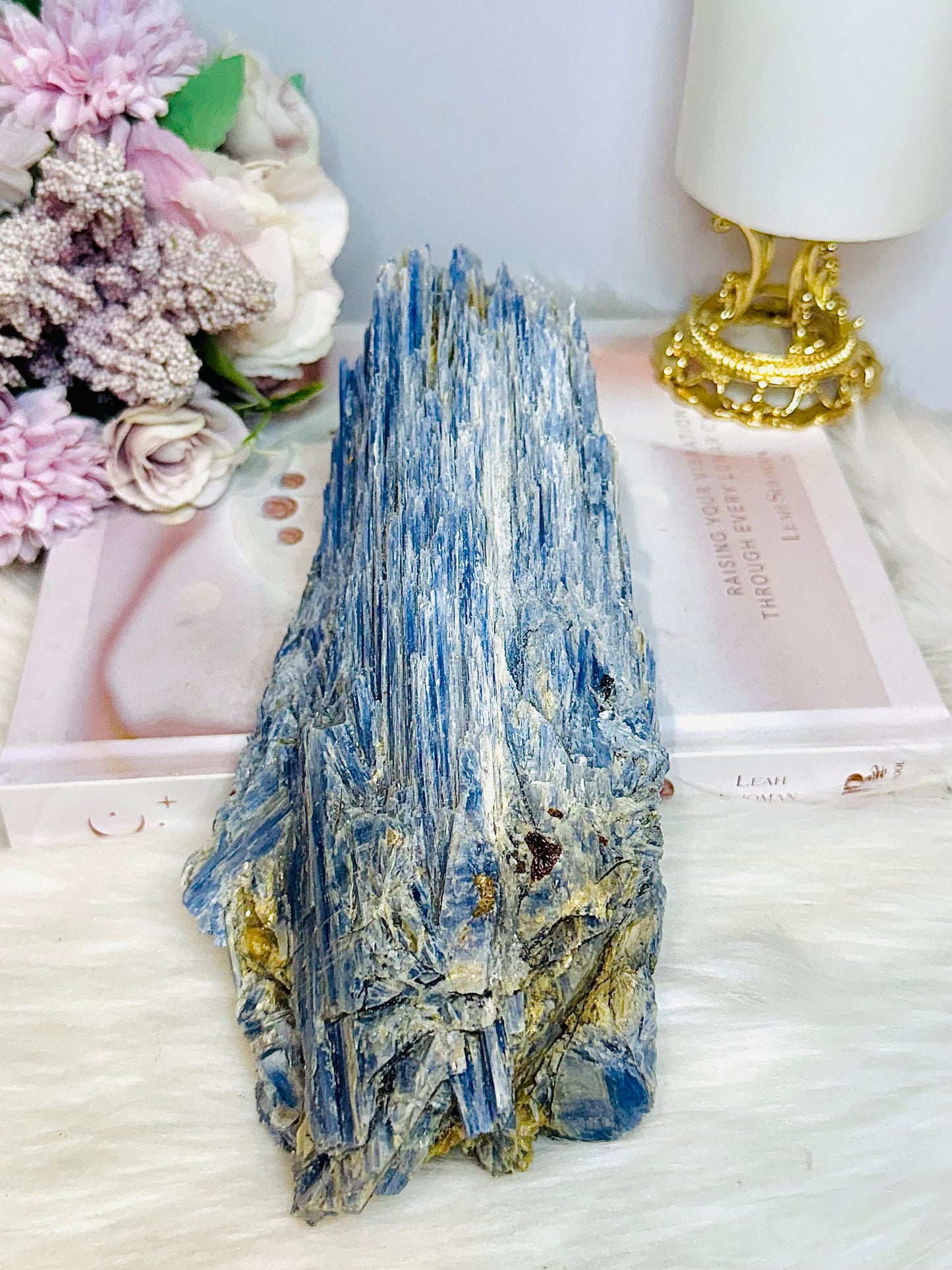 Huge Natural Blue Kyanite Specimen 21cm 1.56KG