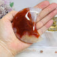 Carnelian Carved Moon 8cm
