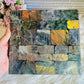Large Heavy Labradorite Square Slab 22cm 1.57KG