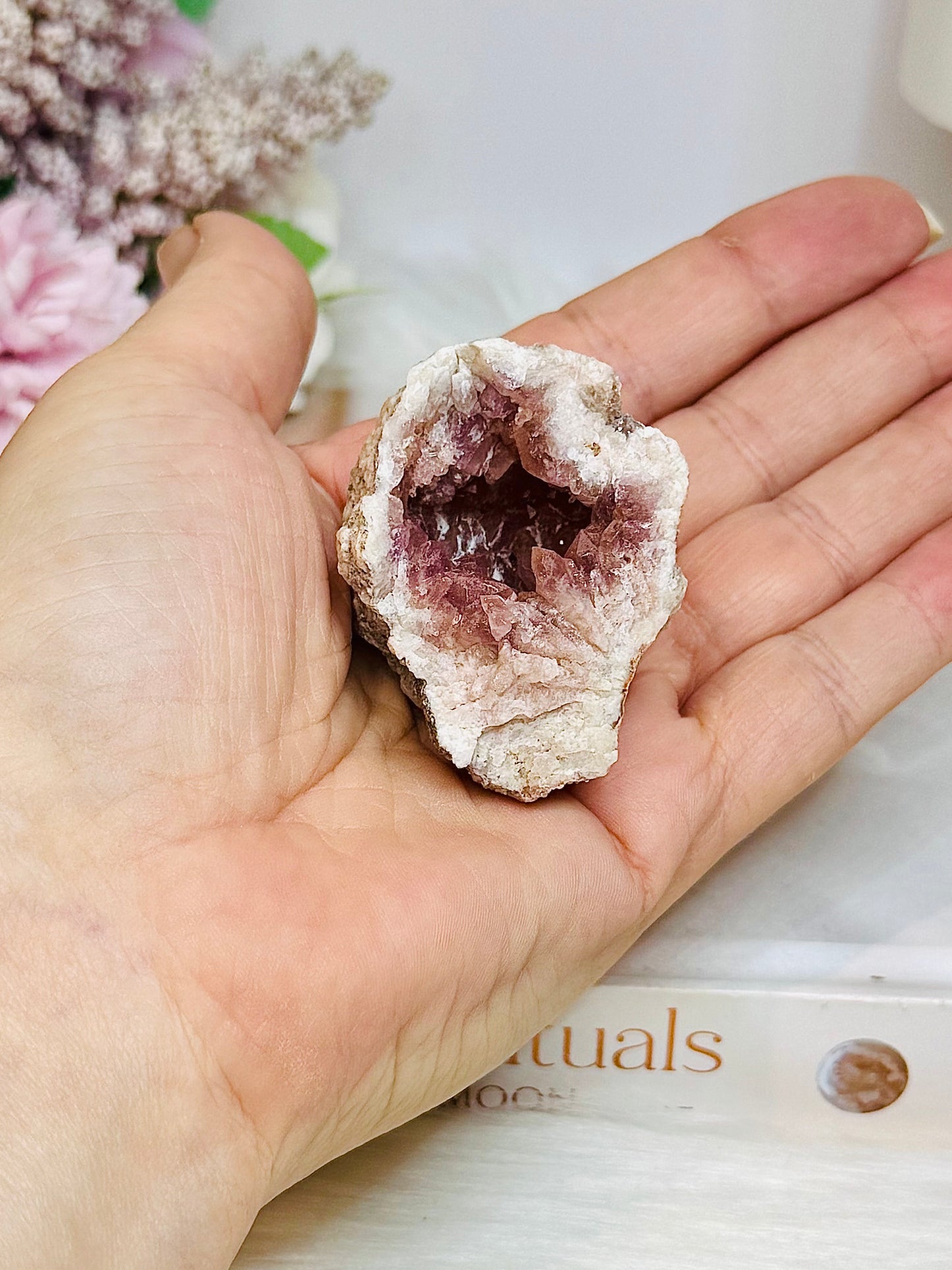 Pink Amethyst Geode