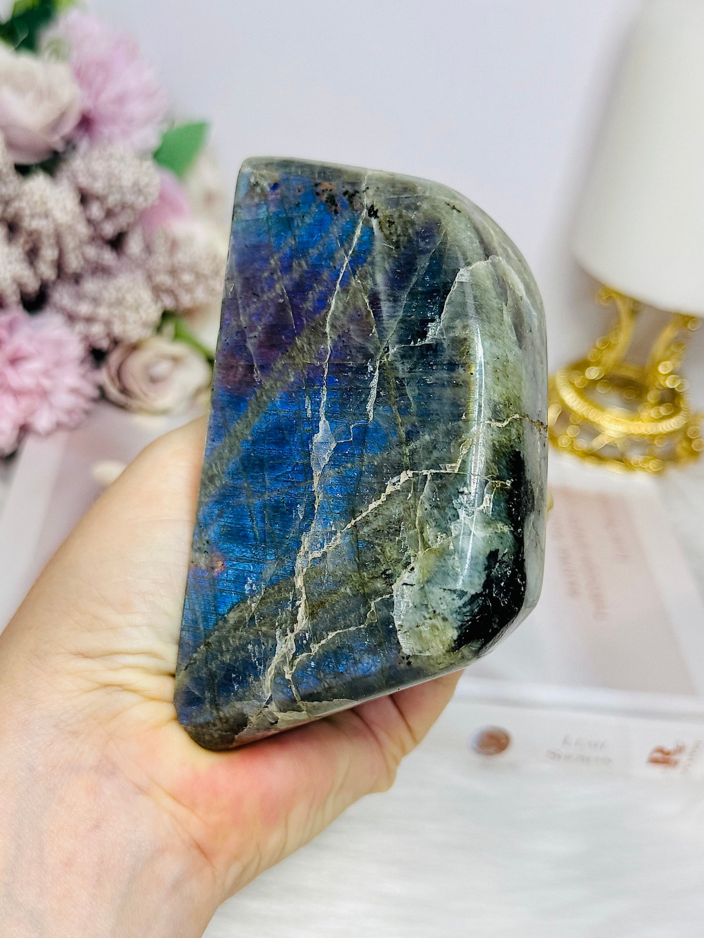 Chunky Large Labradorite Freeform 447g