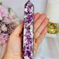 Fabulous Large 15cm Sparkling Purple Mica Tower