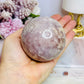 Large Pink Amethyst Sphere on Stand 466g