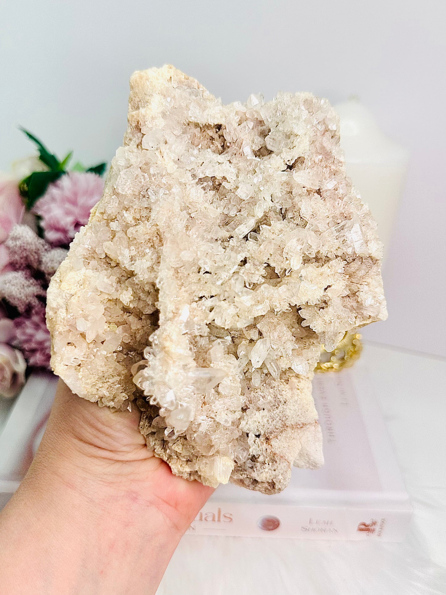 Master Healer - Classy & Fabulous Large 647gram Sparkling Gorgeous Quartz Cluster Specimen