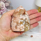 Flower Agate Druzy Flame 9cm 227g