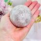 Graceful & Elegant ~ Spectacular 372Gram Druzy Pink Amethyst Sphere on Silver Stand From Brazil