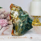 High Grade Ocean Jasper Carved Flame 13cm 1.1KG