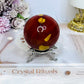 Mookaite Jasper Sphere on Stand 301g
