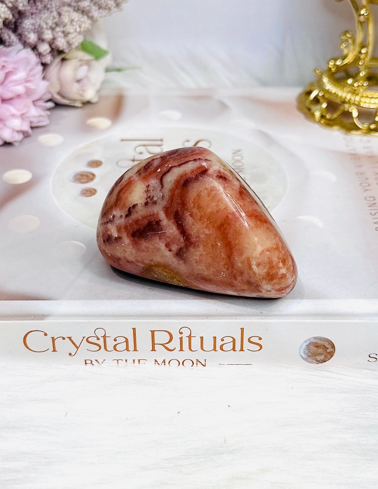 Pink Banded Calcite | Pork Stone Freeform 208g