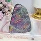 Large Polished Pink & Purple Flash Labradorite Freeform
