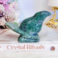 Stunning 10.5cm Ocean Jasper Carved Bird