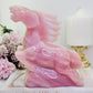 Spectacular & Fabulous Huge 1.38KG Rose Quartz Perfectly Carved Stunning Horse