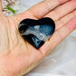 Black Agate Heart
