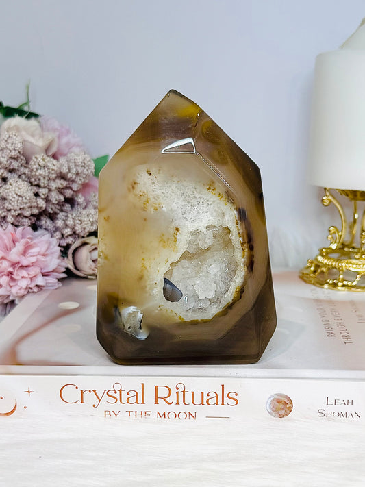 Druzy Agate Tower 12.5cm