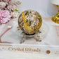 Leopard Skin Jasper Sphere on Stand 237g