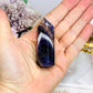 Chevron Amethyst Tower 6.5cm