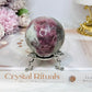 Pink Tourmaline Sphere On Stand 236g