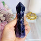 Uniquely Cut Beautiful Chevron Amethyst Tower 11.5cm