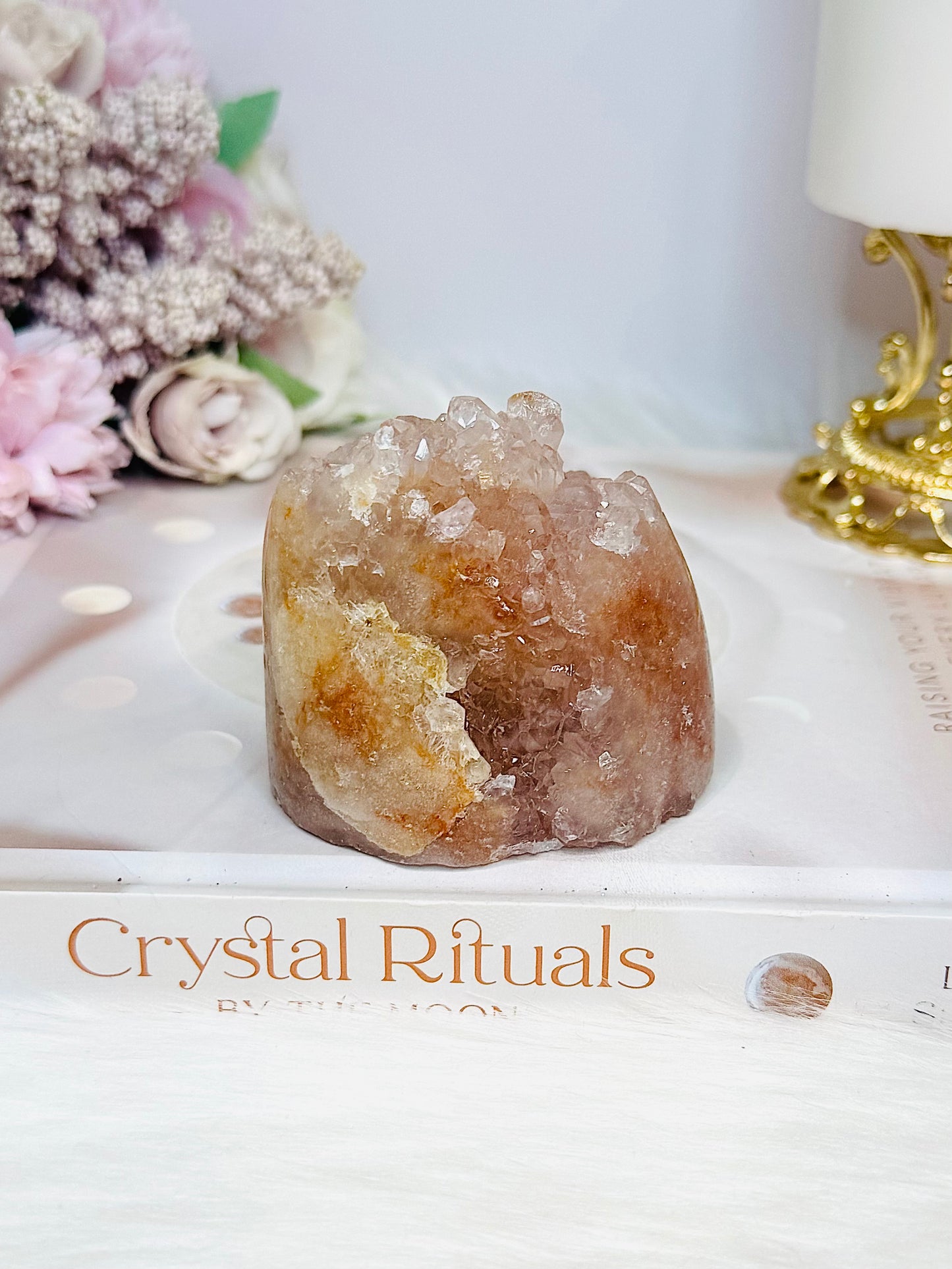 Pink Amethyst Druzy Freeform 307g